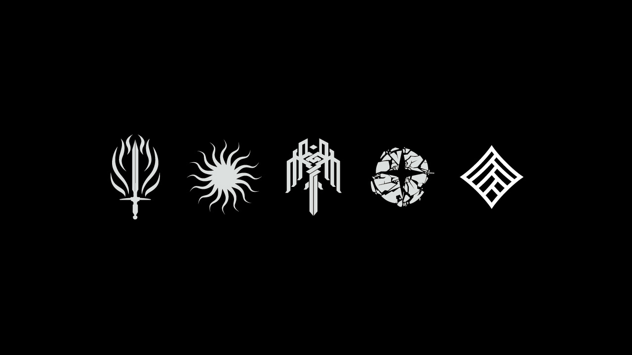 Dragon Age II Kirkwall - faction symbols