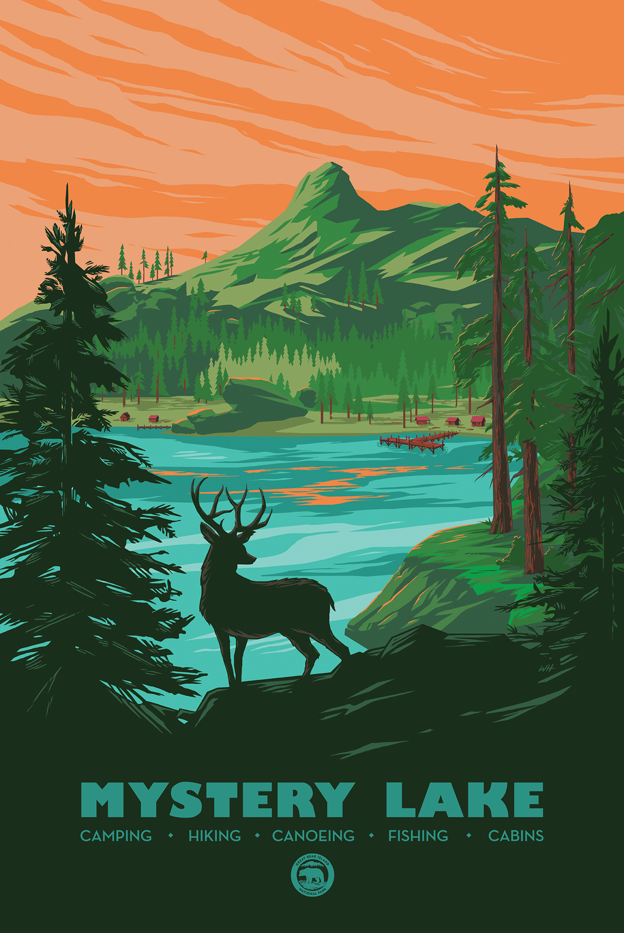 Mystery Lake artwork