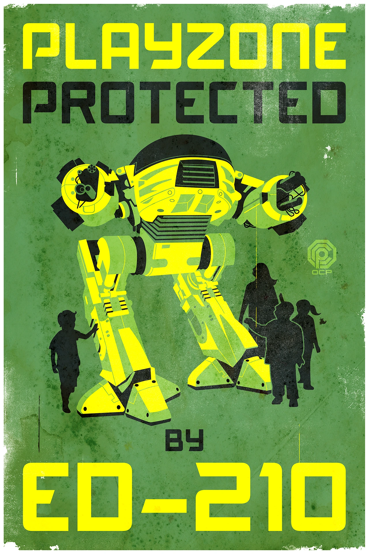 Playzone Protected by ED-210 poster