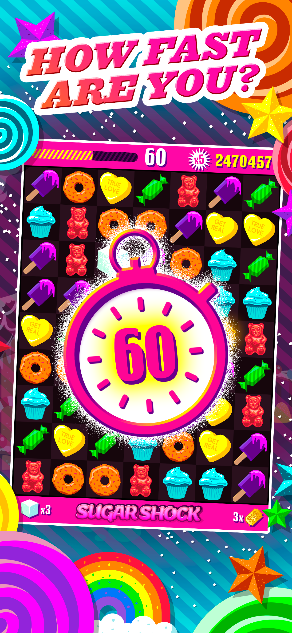 SugarShock iOS promotional artwork