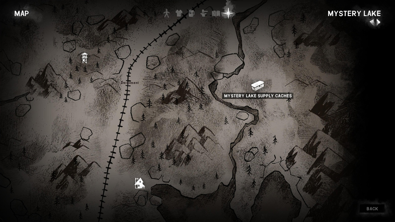 The Long Dark Mystery Lake map