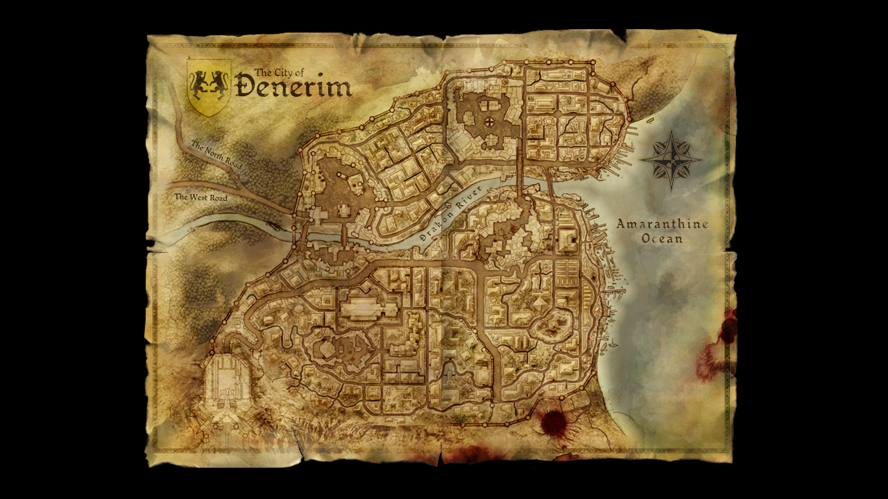 Dragon Age: Origins map artwork