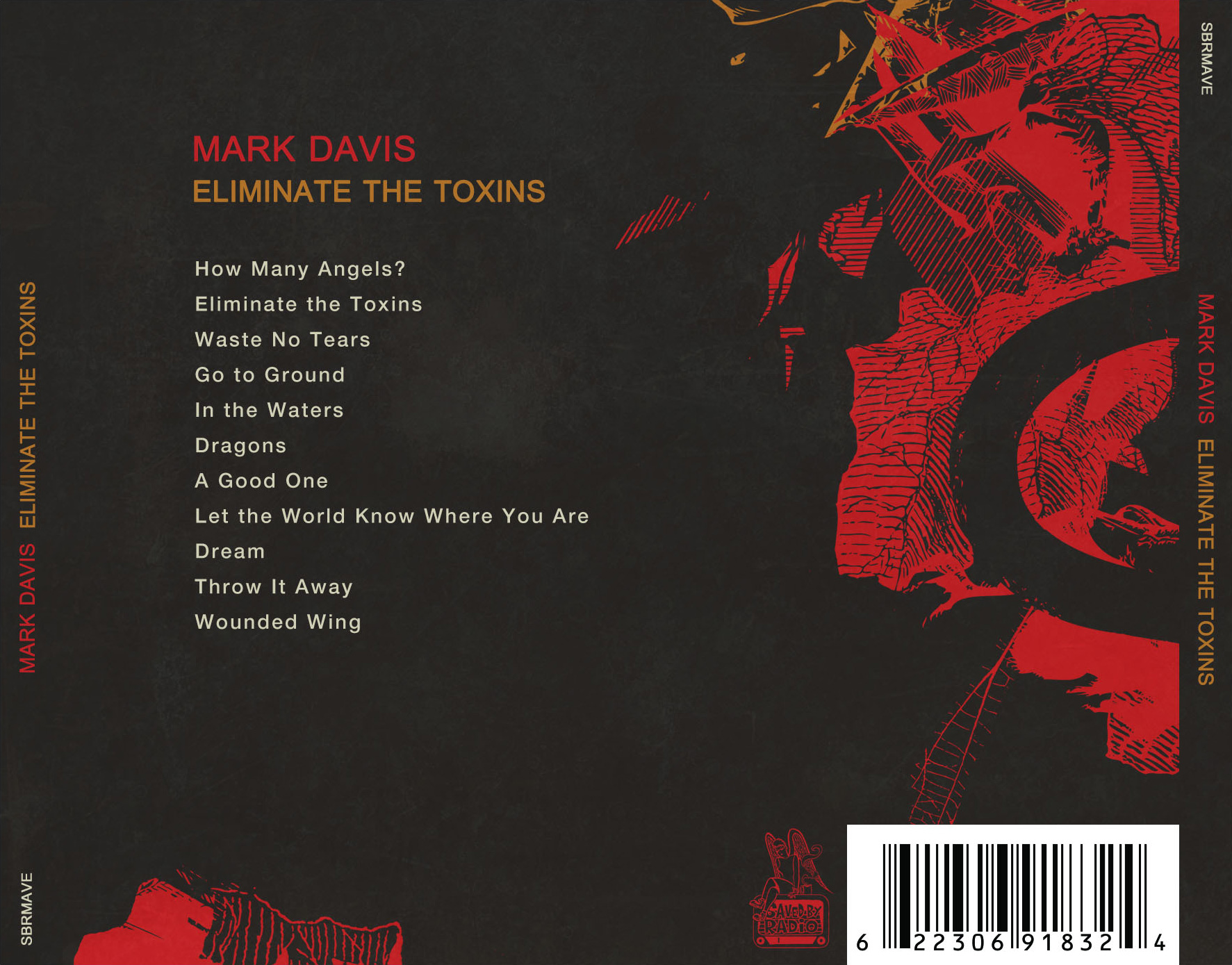 Mark Davis Eliminate album back artwork and track list
